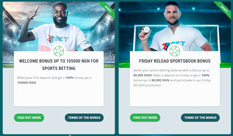 Bonuses and promotions at 22Bet Nigeria